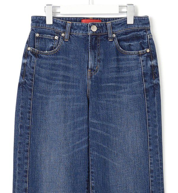 23区「【RED CARD TOKYO&times;23区/VERY3月号掲載】デニム ライン ワイドパンツ」|デニム|