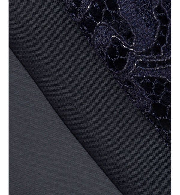 23区「【APPLAUDIR】ノーブルサテン レースコンビドレス」|ドレス|