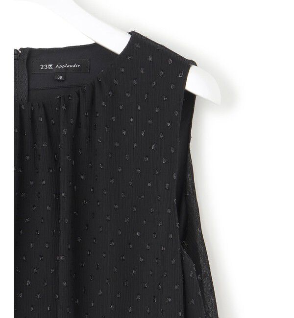23区「【APPLAUDIR】ドットシアークレープ ドレス」|ドレス|