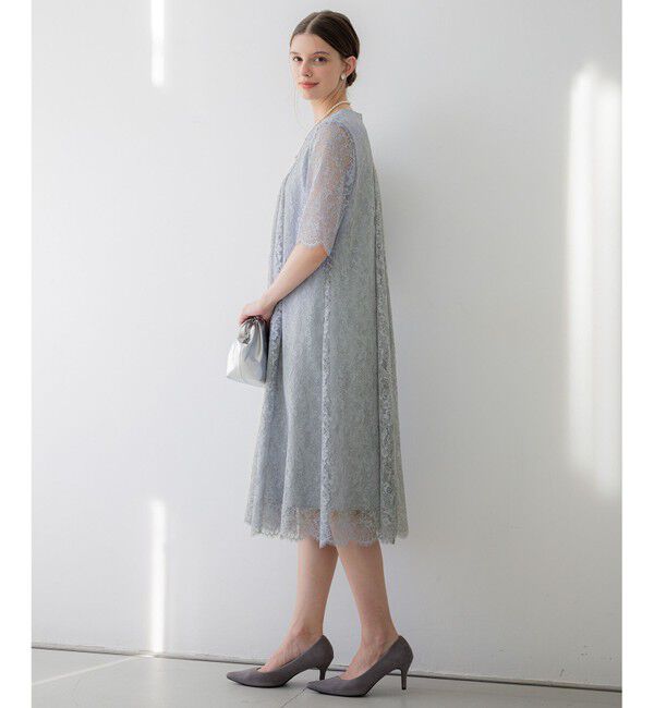 23区「【APPLAUDIR】ブライトフラワーレース ドレス」|ドレス|