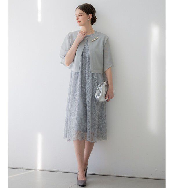 23区「【APPLAUDIR】ブライトフラワーレース ドレス」|ドレス|