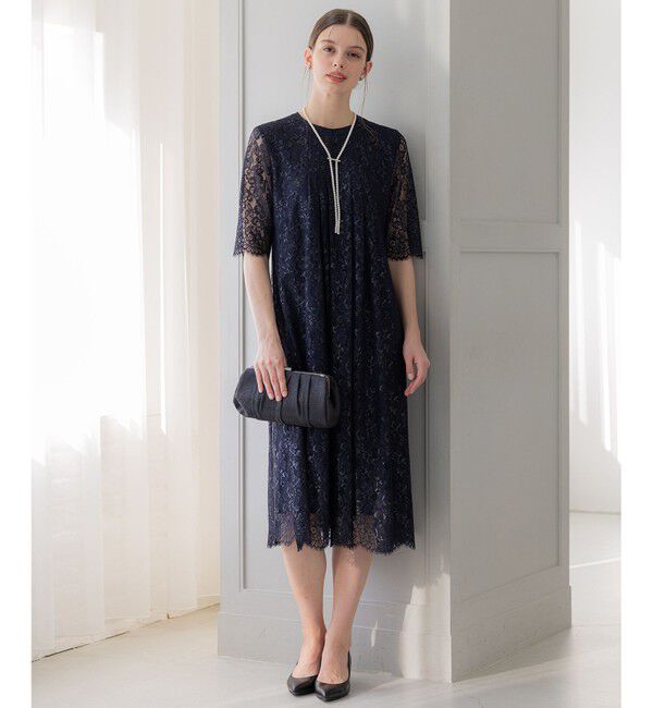 23区「【APPLAUDIR】ブライトフラワーレース ドレス」|ドレス|