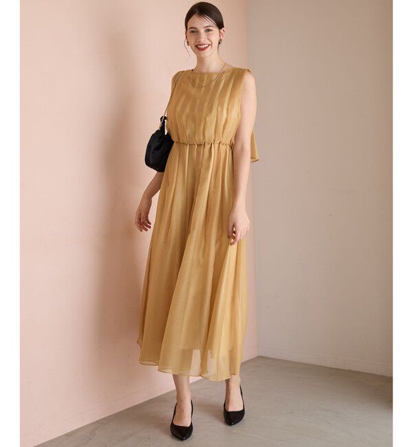 23区「【APPLAUDIR】グロッシーオーガンザ ドレス」|ドレス|