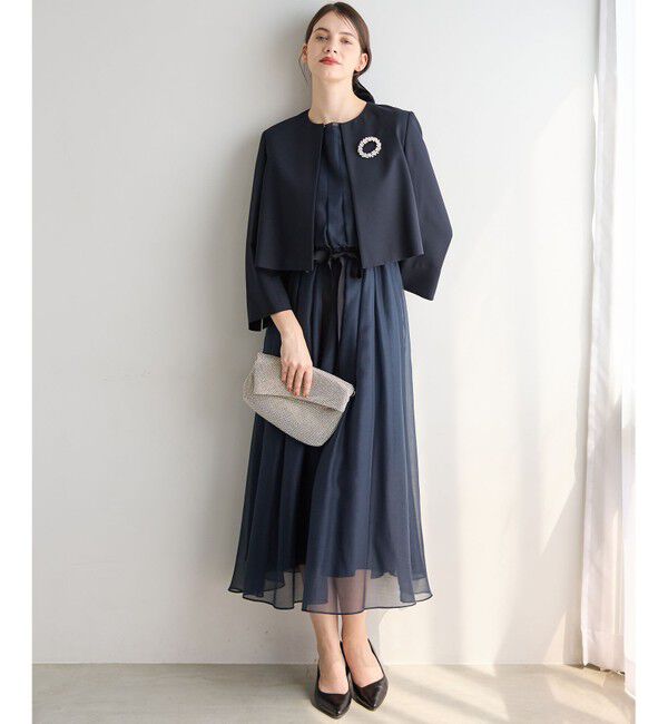 23区「【APPLAUDIR】グロッシーオーガンザ ドレス」|ドレス|