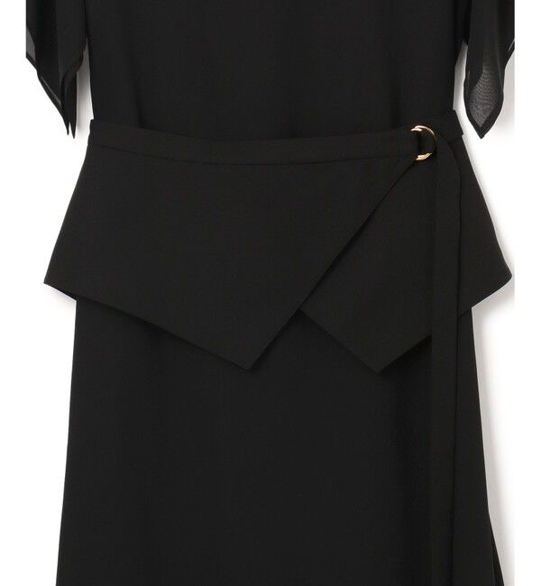 23区「【APPLAUDIR】シフォンジョーゼット コンビドレス」|ドレス|