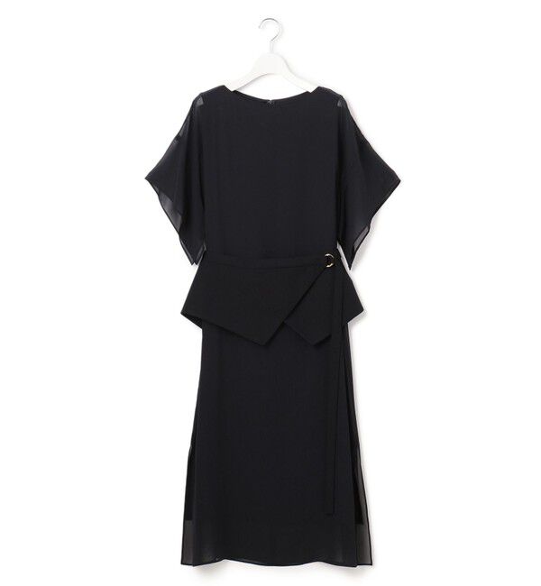 23区「【APPLAUDIR】シフォンジョーゼット コンビドレス」|ドレス|