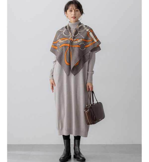 23区「【WEB&一部店舗限定】ウールカシミヤ デザイン ストール」|ストール|