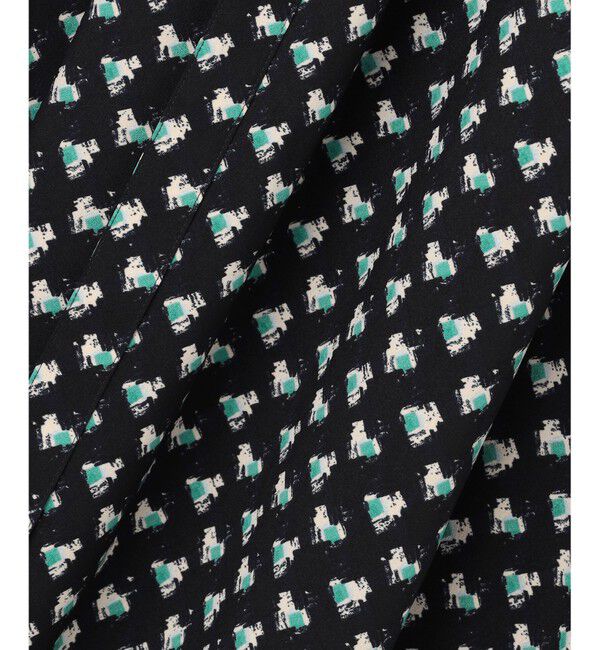 23区「モダンアートプリント ワンピース」|ドレス|