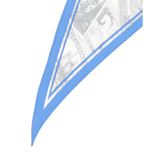 23区「スタンプ柄ダイヤ スカーフ」|バンダナ・スカーフ|