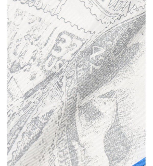 23区「スタンプ柄ダイヤ スカーフ」|バンダナ・スカーフ|