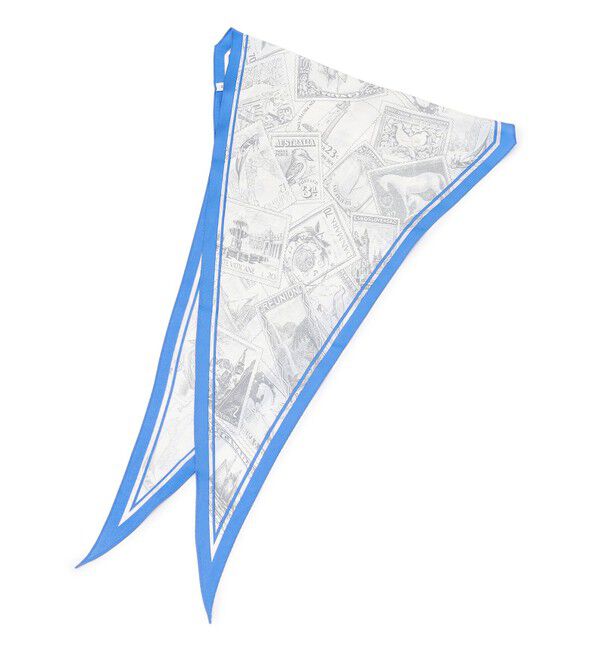 23区「スタンプ柄ダイヤ スカーフ」|バンダナ・スカーフ|