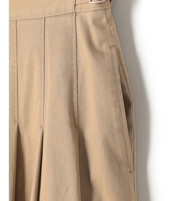 23区「ストレッチギャバ チノ タックフレアスカート」|スカート|