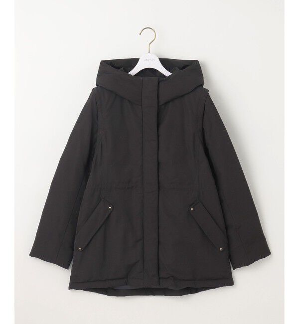 ANY SIS「【撥水・洗える】2WAYドロストフーディミドル ダウン」|ダウン|