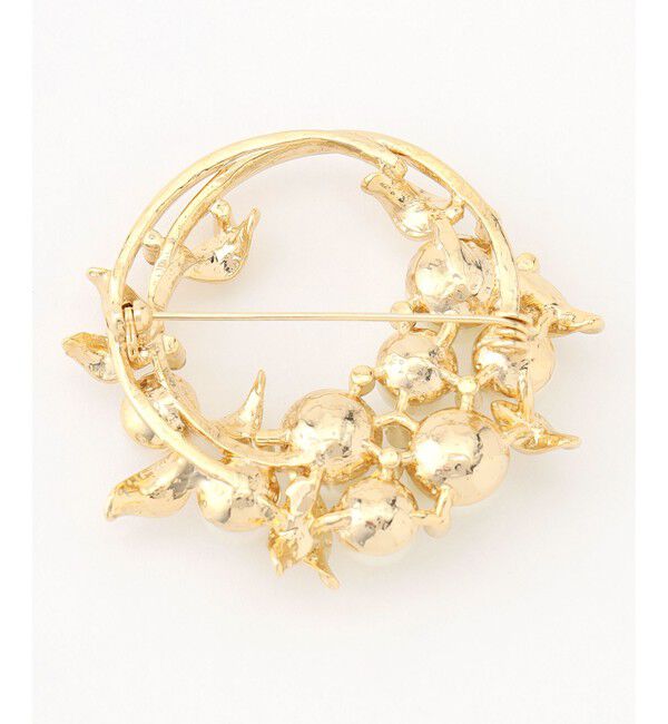 ANY SIS「ドロップパール調 ブローチ」|ブローチ・コサージュ|