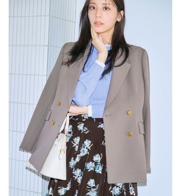 ANY SIS「ビューティサーモ2WAYストレッチ テーラードジャケット」|テーラードジャケット|グレージュ