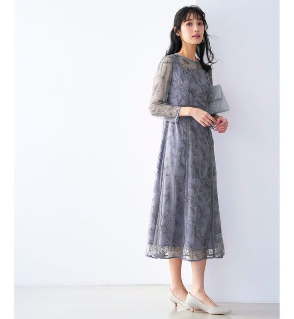 ANY SIS「【Lily Calin】グレースフラワー ドレス」|ドレス|