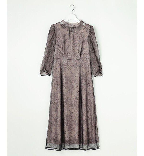 ANY SIS「【Lily Calin】バイカラードットチュール ドレス」|ドレス|