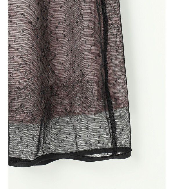 ANY SIS「【Lily Calin】バイカラードットチュール ドレス」|ドレス|