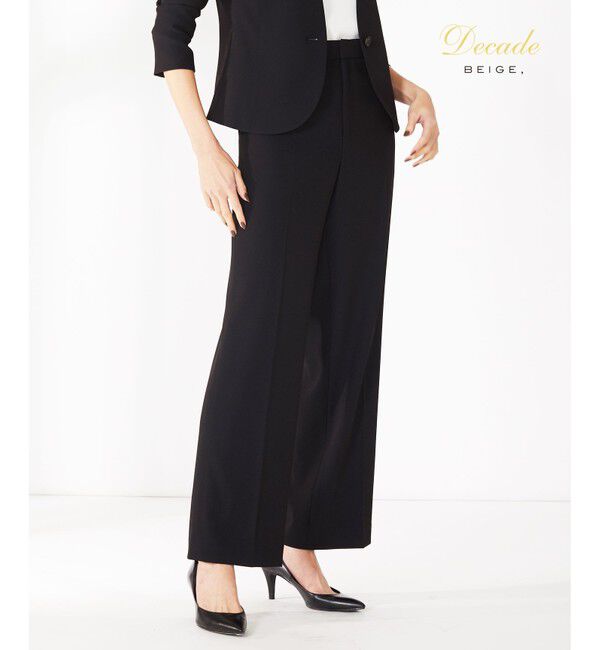 BEIGE,「LUIZA / ワイドパンツ」|その他|Black