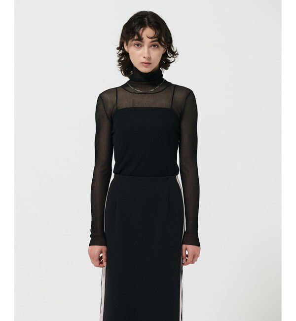 Diagram「シアーリブタートルトップ」|ニット・セーター|