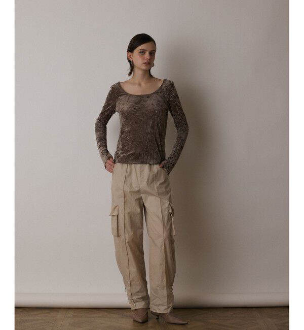 GRACE CONTINENTAL「ナイロンジップカーゴパンツ」|その他|