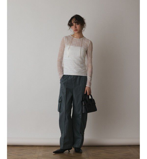 GRACE CONTINENTAL「ナイロンジップカーゴパンツ」|その他|