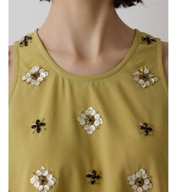 GRACE CONTINENTAL「ビジューノースリーブトップ」|その他|