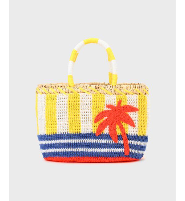  「KILOMETRE PARIS  MARSEILLAISE」|かごバッグ|イエロー