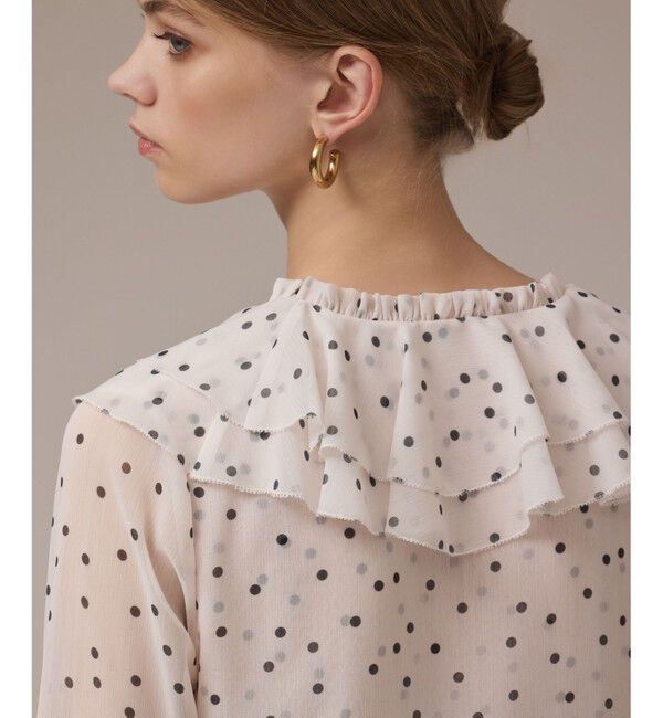 Diagram「ラッフルドットトップ」|シャツ・ブラウス|