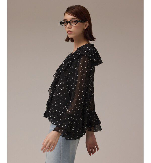 Diagram「ラッフルドットトップ」|シャツ・ブラウス|