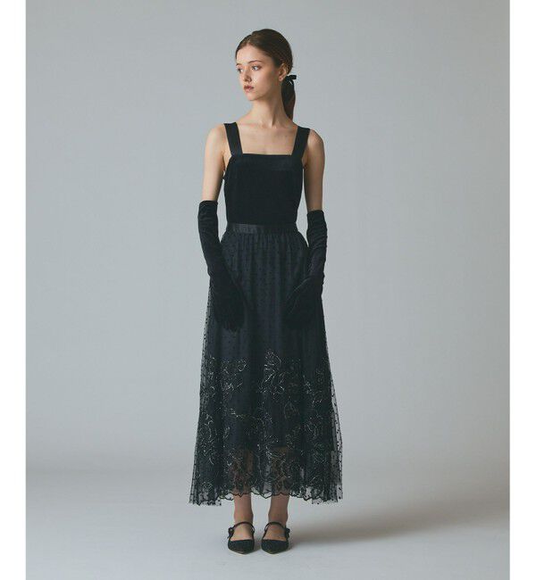 Grace Class「ドットフラワーembドレス」|ドレス|