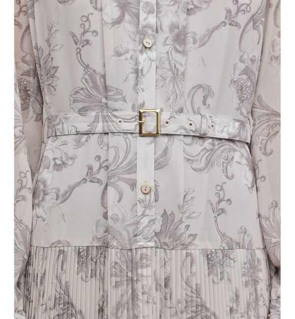 Diagram「【オンラインストア・梅田阪急店限定】フラワープリントプリーツワンピース」|ワンピース|