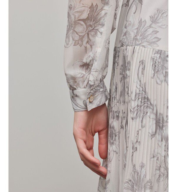 Diagram「【オンラインストア・梅田阪急店限定】フラワープリントプリーツワンピース」|ワンピース|