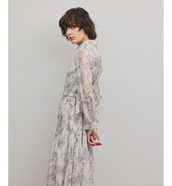 Diagram「【オンラインストア・梅田阪急店限定】フラワープリントプリーツワンピース」|ワンピース|