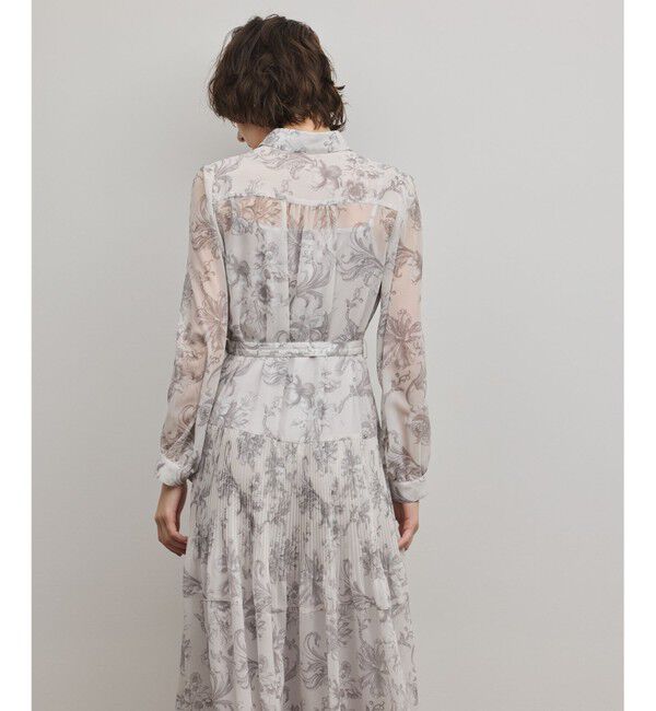 Diagram「【オンラインストア・梅田阪急店限定】フラワープリントプリーツワンピース」|ワンピース|