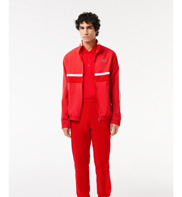 LACOSTE「『ノバク・ジョコビッチ』サイド切り替えウルトラドライポロシャツ」|ポロシャツ|