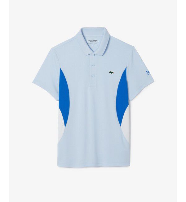 LACOSTE「『ノバク・ジョコビッチ』サイド切り替えウルトラドライポロシャツ」|ポロシャツ|