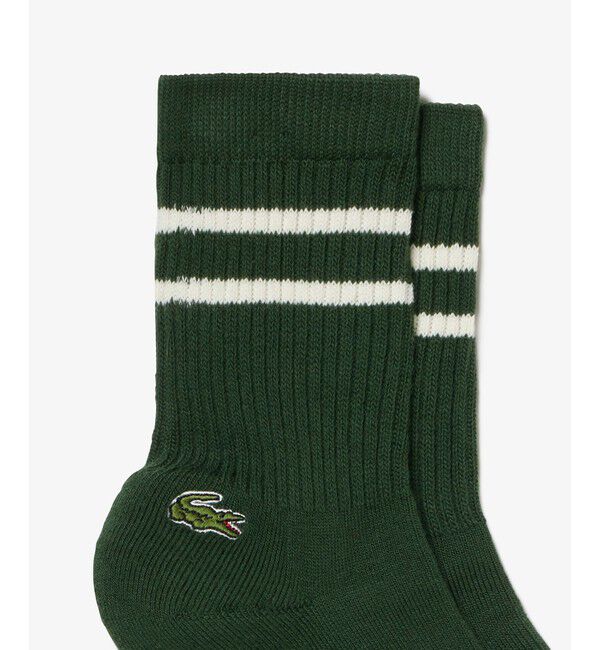 LACOSTE「ウィメンズ足底パイルラインソックス」|ソックス|