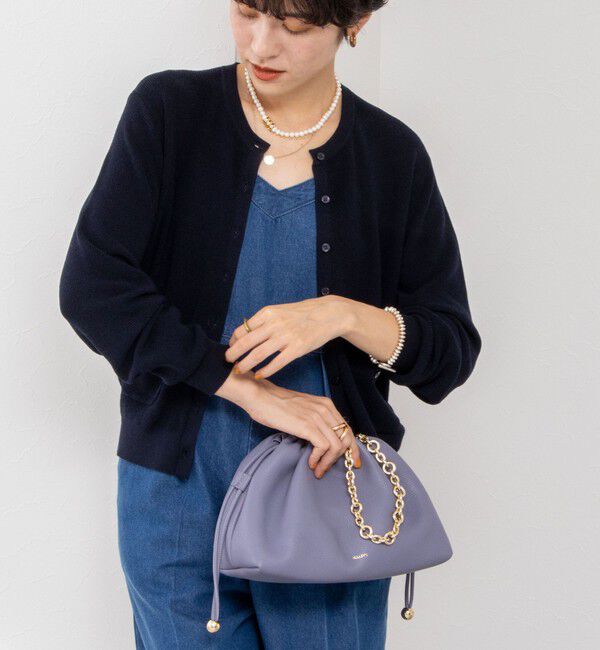 NOLLEY'S「《手洗い可能》ESPOIR 16G片畦クルーネックカーディガン」|カーディガン|