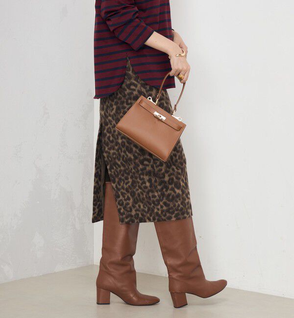 Rie Miller「ひょう柄タイトスカート」|タイト|