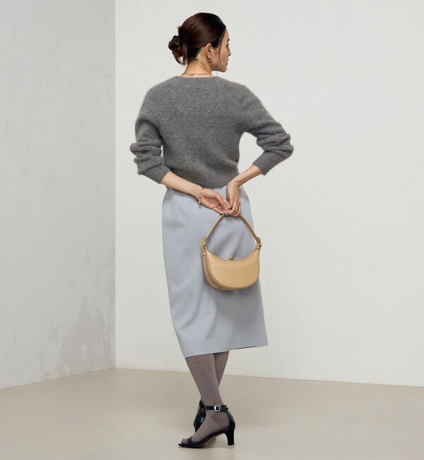 NOLLEY'S sophi「ウォッシャブルダブルジャージハーフジップタイトスカート」|タイト|