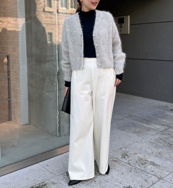 NOLLEY'S「《セットアップ対応》ウォッシャブル両面起毛イージーワイドパンツ」|その他|