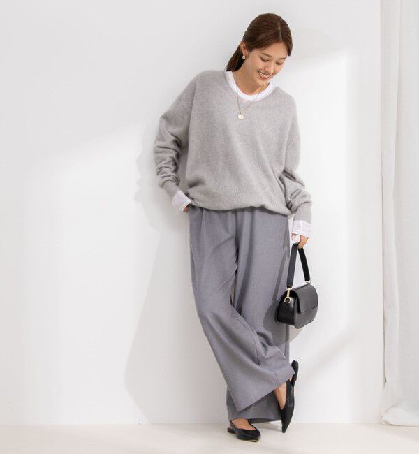 NOLLEY'S「《セットアップ対応》ウォッシャブル両面起毛イージーワイドパンツ」|その他|