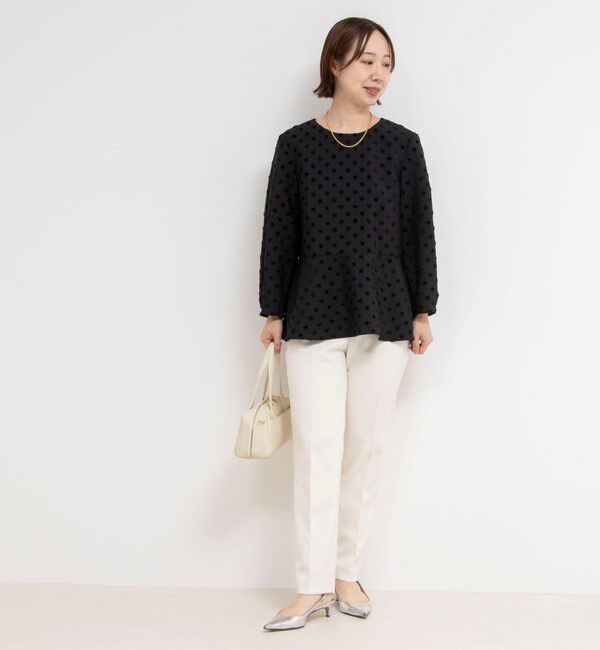 NOLLEY'S sophi「ウォッシャブルウール調サージテーパードパンツ」|その他|