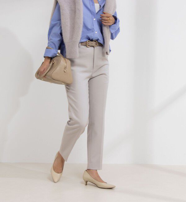 NOLLEY'S sophi「ウォッシャブルウール調サージテーパードパンツ」|その他|