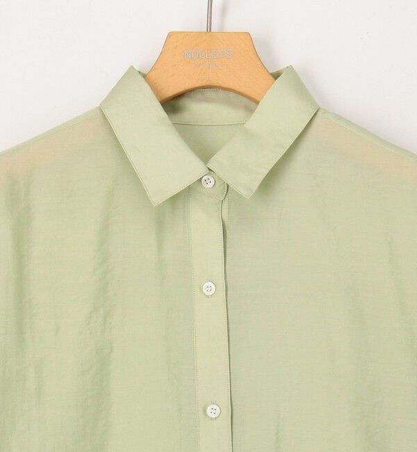 NOLLEY'S sophi「《セットアップ対応》シアーローン２WAYシャツ」|シャツ・ブラウス|