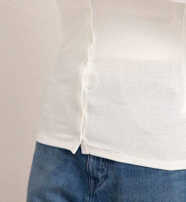 NOLLEY'S「【MAQWEL/マクウェル】リブクルーネックカーディガン」|カーディガン|