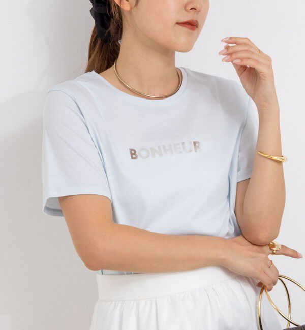 NOLLEY'S「プリントTシャツ」|Tシャツ・カットソー|サックス