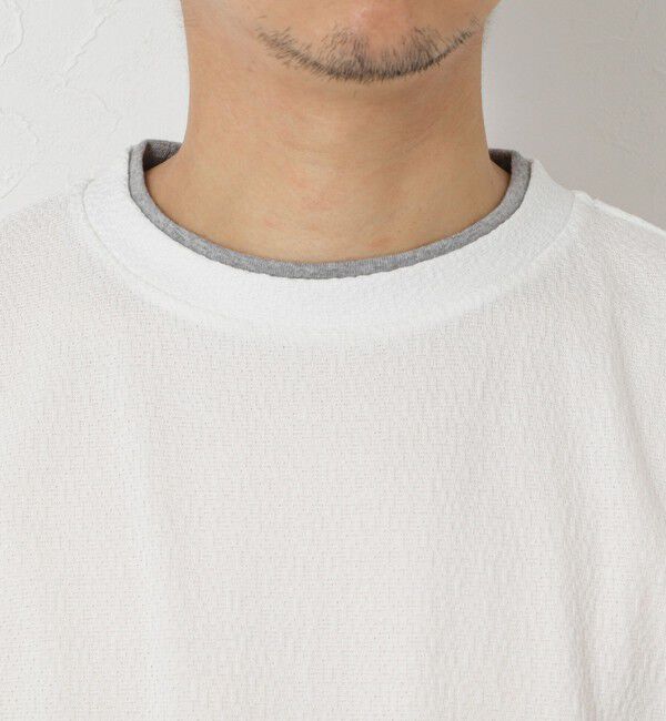 NOLLEY'S goodman「LINKS モザイク柄 レイヤードTee」|Tシャツ・カットソー|