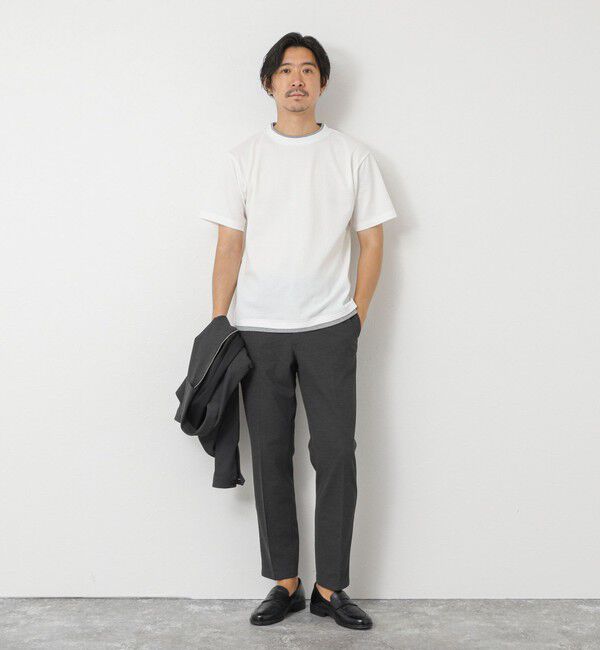 NOLLEY'S goodman「LINKS モザイク柄 レイヤードTee」|Tシャツ・カットソー|